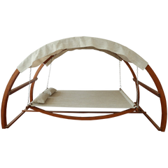 Leisure Season SBWC402 Swing Bed with Canopy