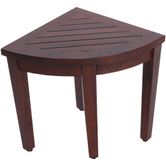 Oasis Bathroom Teak Corner Shower Seat Stool Chair Bench Sitting